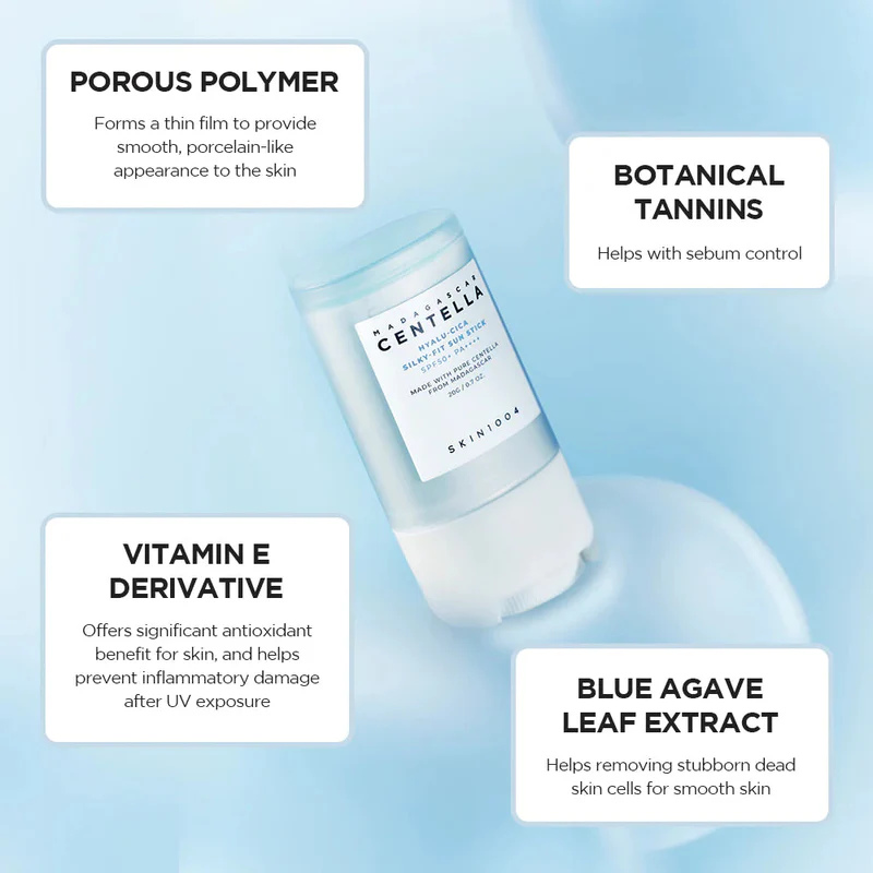 Madagascar centella hyalu-cica silky-fit-sun stick ( 20 g ) - Image 3