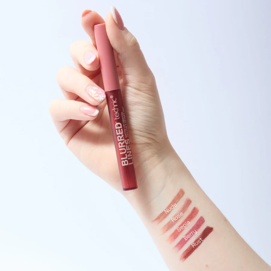 Technic Blurred Lines Matte Lip Crayon " ROSE " - Image 2