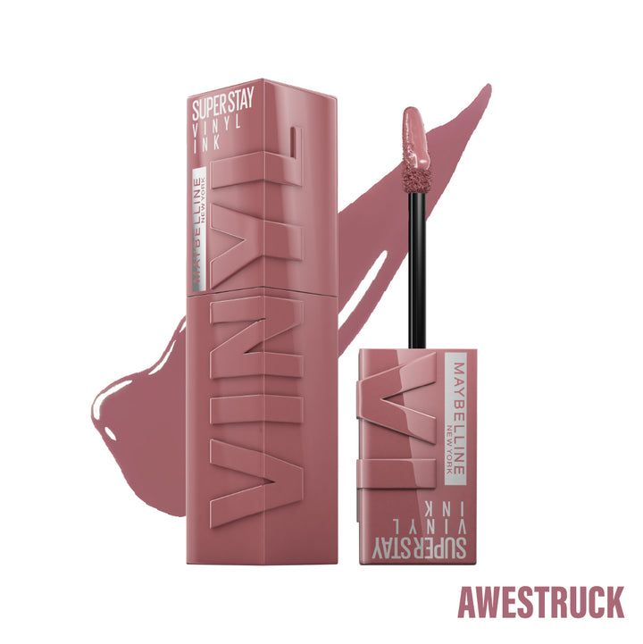 Maybelline Super Stay Vinyl Ink shade 100 Awestruck